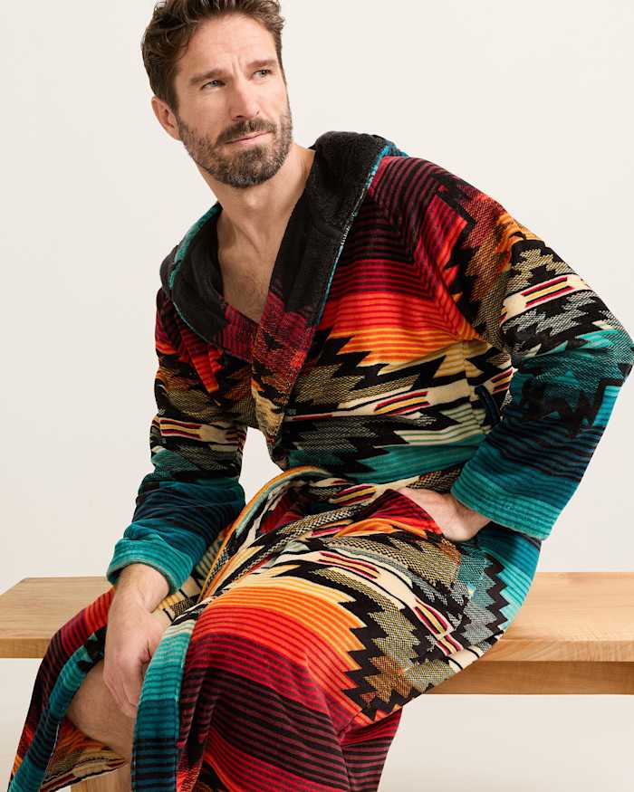 UNISEX COTTON TERRY VELOUR BATHROBE